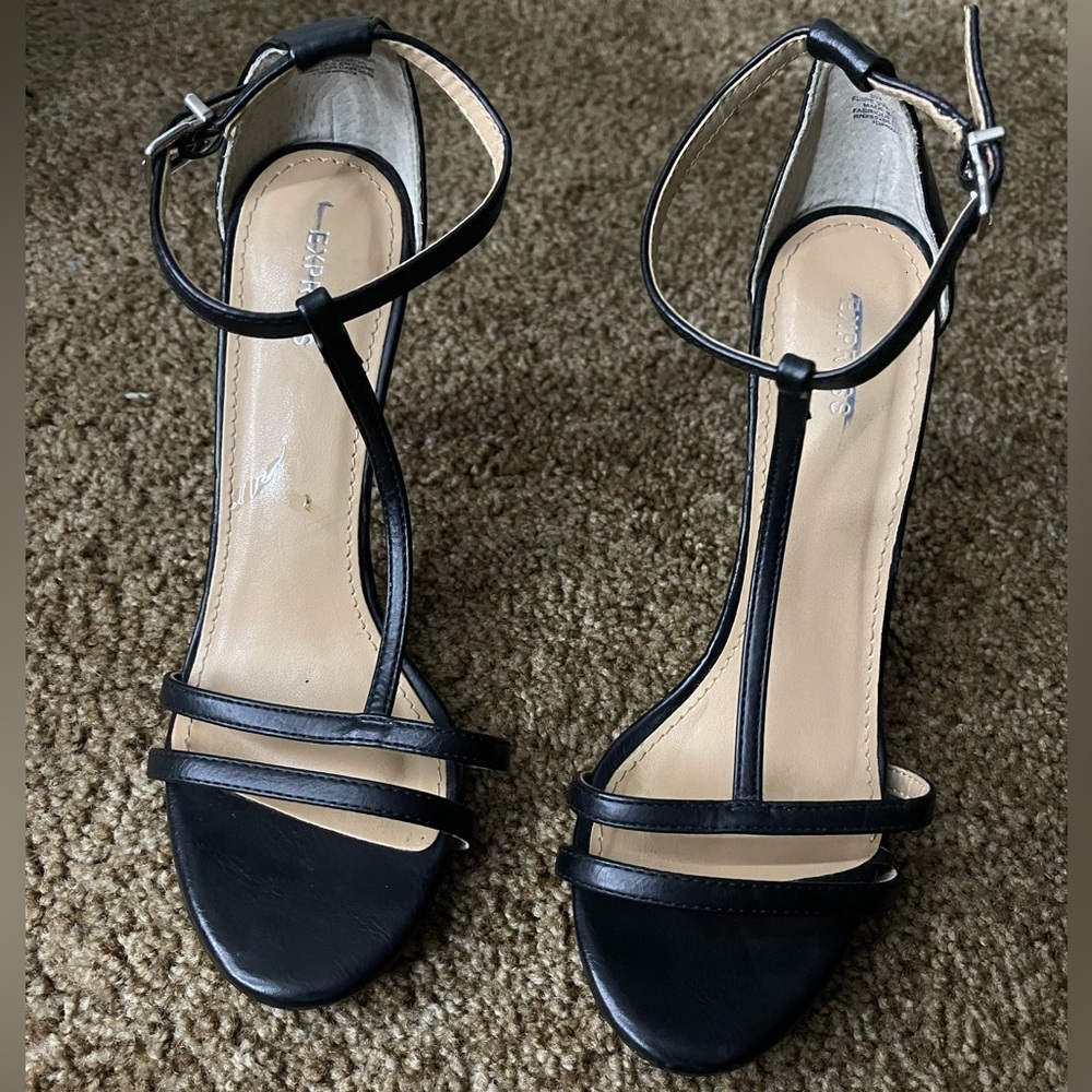 Express black heels